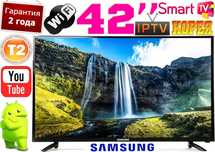 Телевизор 42" Samsung SmartTV LED! IPTV, Android 15, T2, WIFI, USB