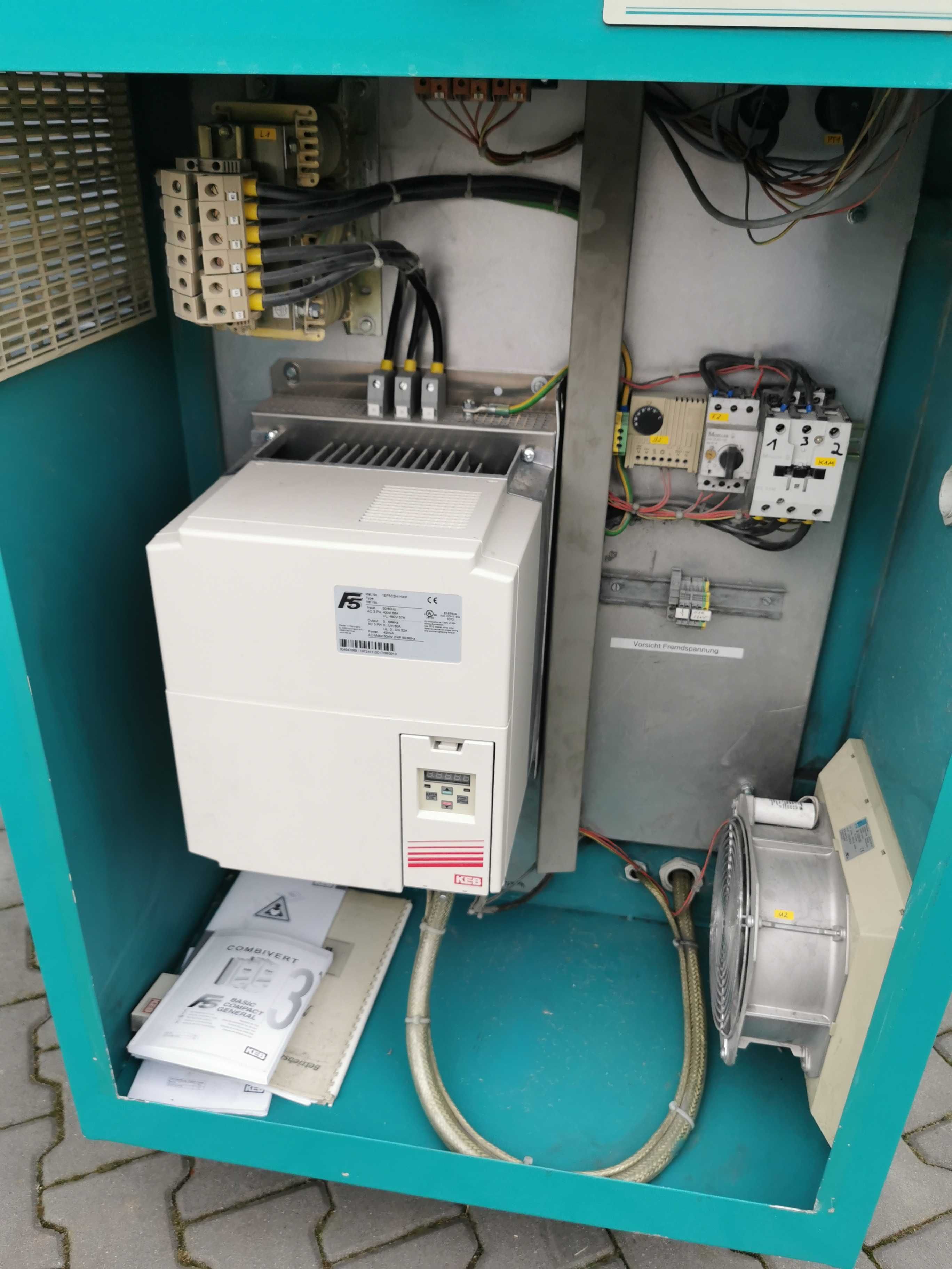 30kw +FALOWNIK Sprężarka śrubowa RENNER kompresor 4300L/MIN  10 BAR