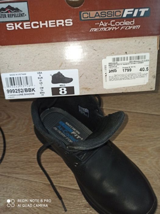 Продам мужские ботинки Skechers р.40,5