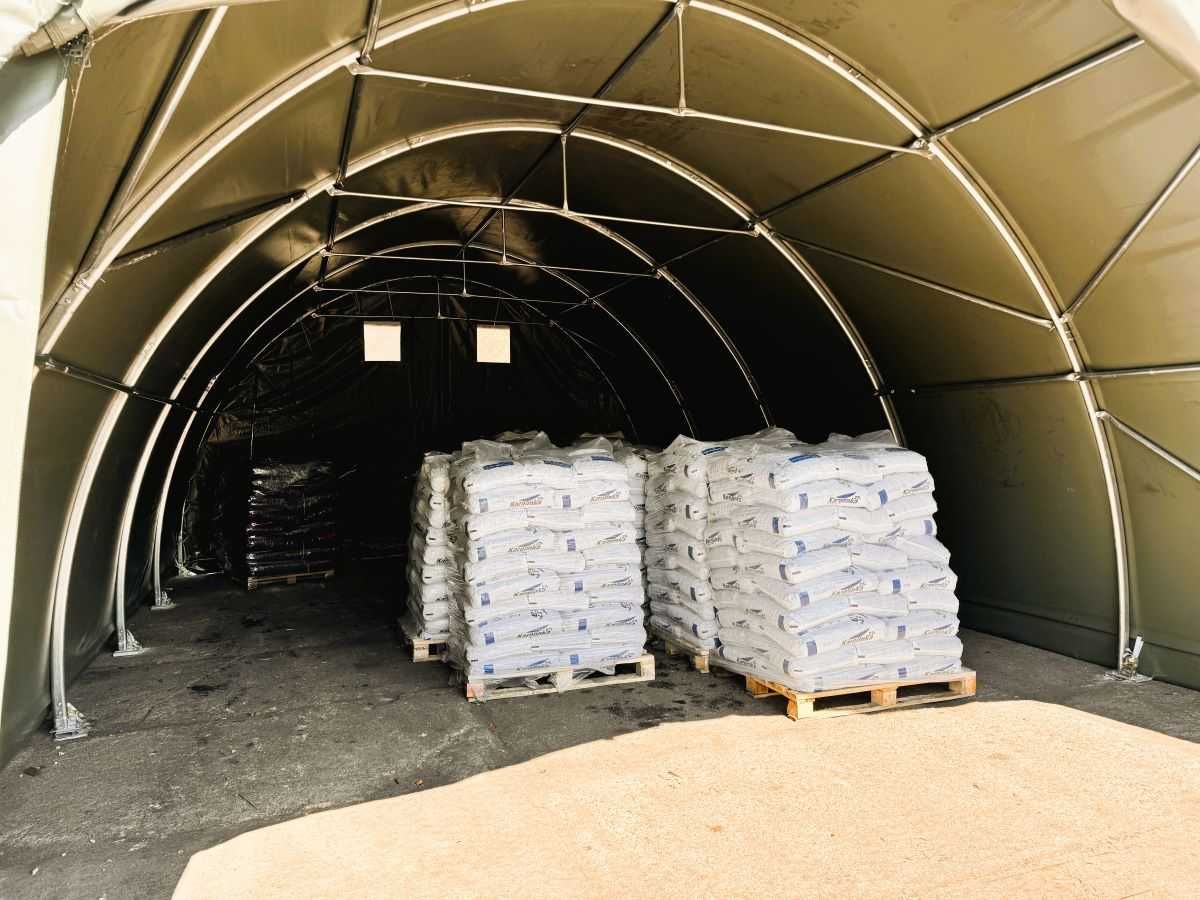 Hala namiotowa łukowa 6x12x3,6 m magazyn wiata konstrukcja ocynkowana