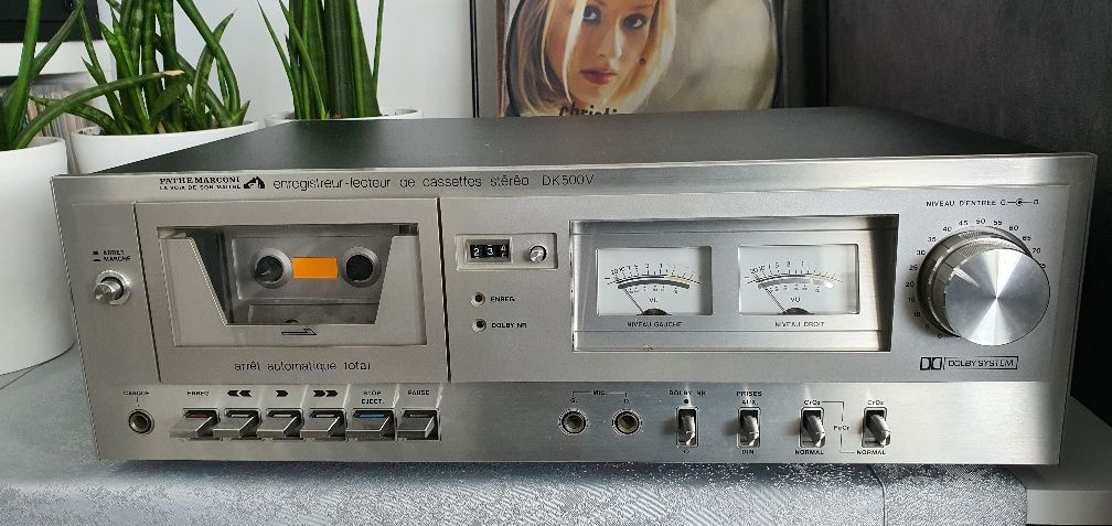 Magnetofon kasetowy Pathe Marconi DK 500V  nie unitra Msh 101