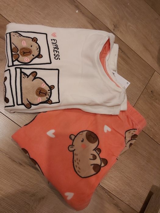 Piżama dziewczęca ,polarowa piżama dziewczęca, ciepła Piżama