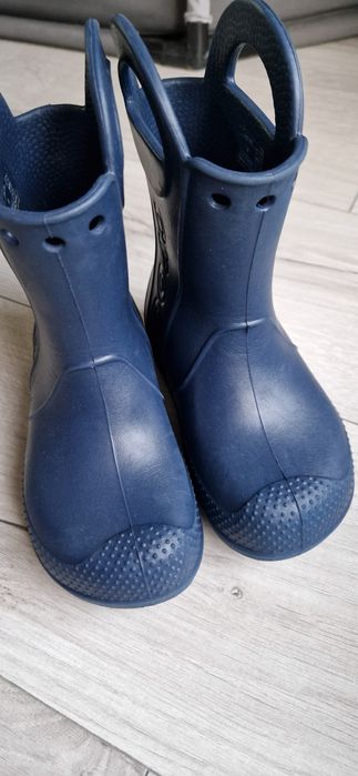 Crocs kalosze granatowe