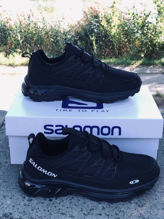 Кроссовки Salomon мужские черные новые! Кросовки Саломон, Соломон