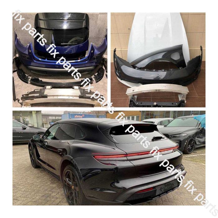 Капот Porsche Taycan 4, 4S, GTS,  ориг + бампер, фары, крылья, двери