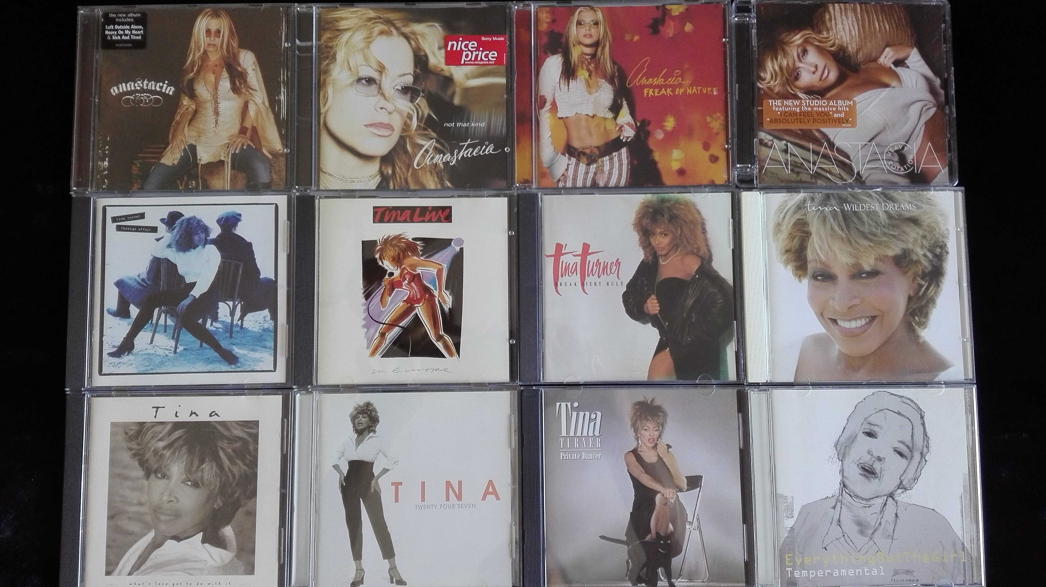 CDs Fleetwood Mac, Tina Turner, Eric Clapton, Coldplay e outros