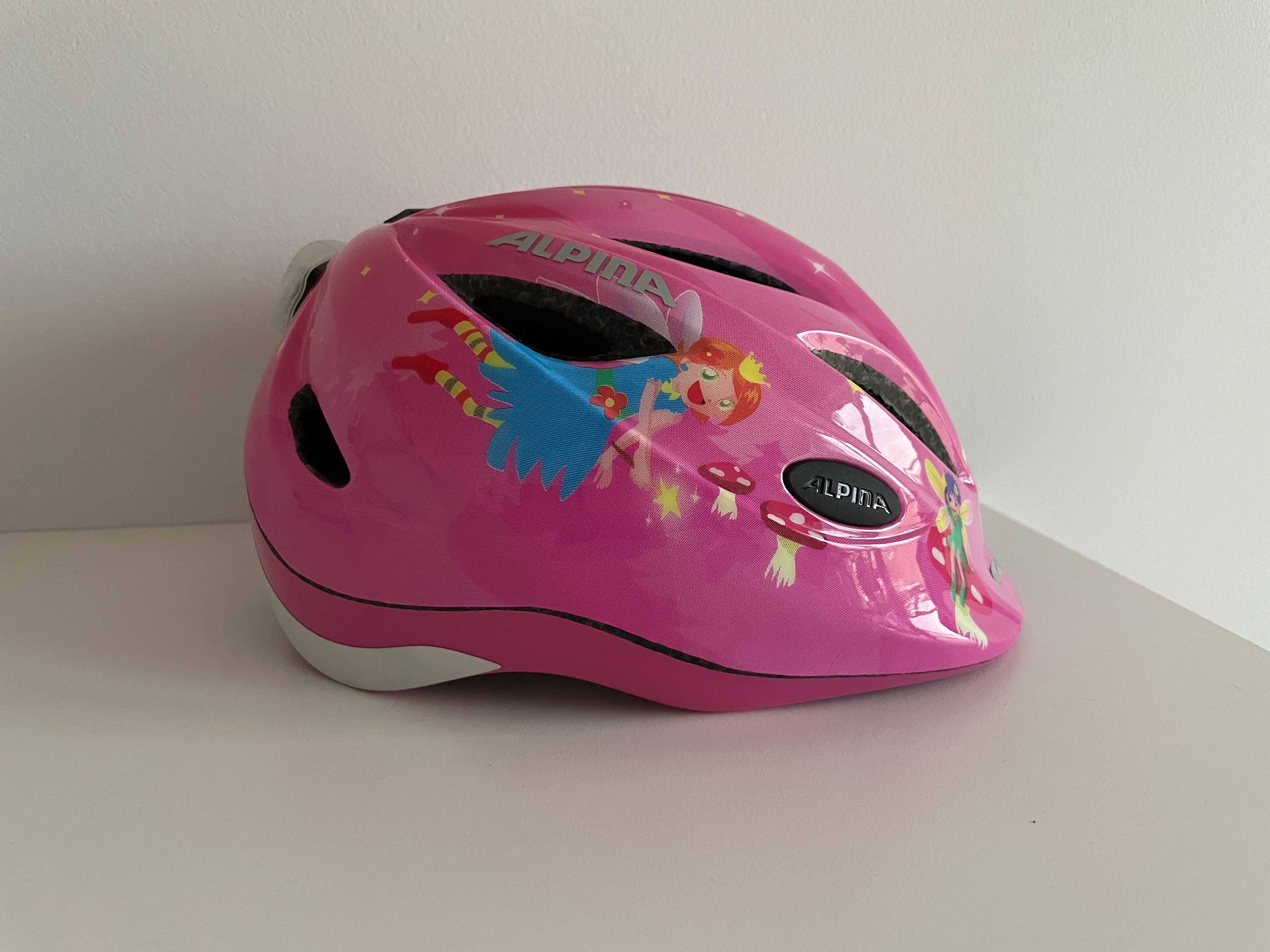 Kask rowerowy dziecięcy Alpina, rozmiar 46-51