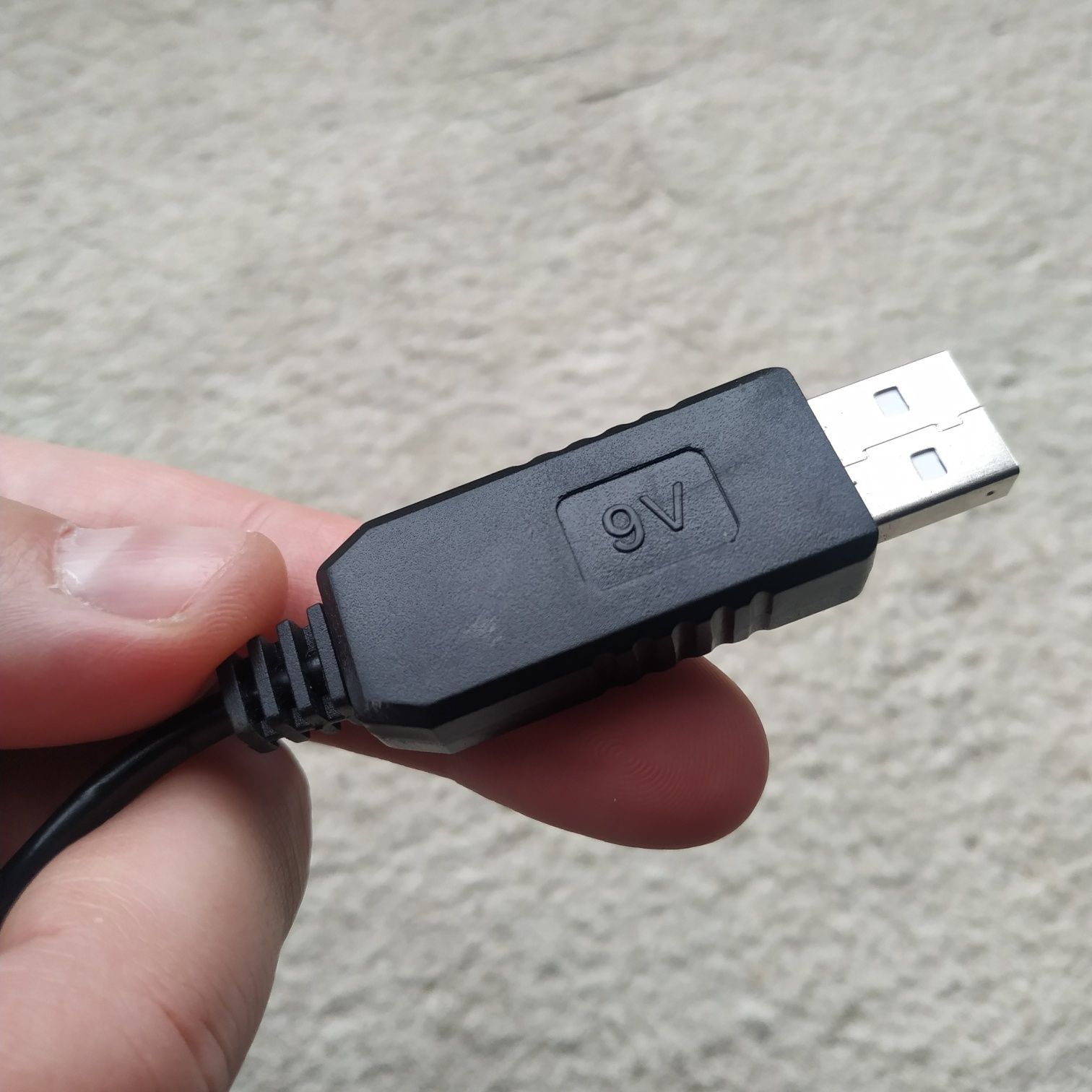 Кабель dc usb 9 v. Для питания роутера от павербанка.