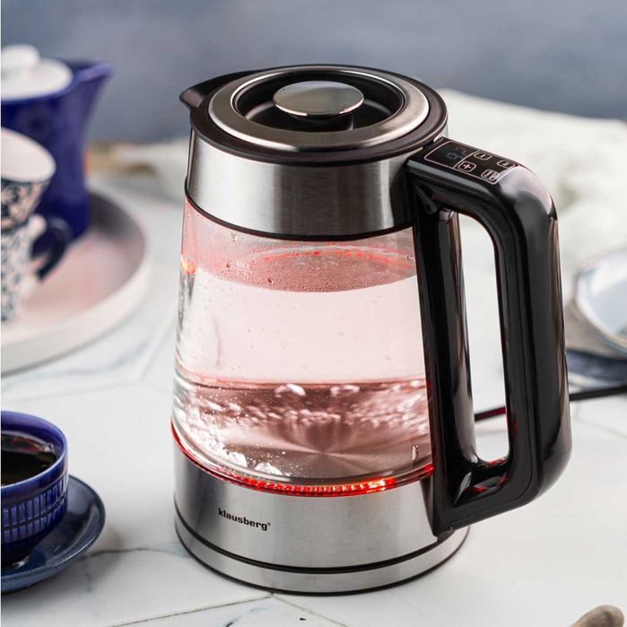 Czajnik Elektryczny Szklany 1,7L Klausberg Kb-7888 Led Rgb