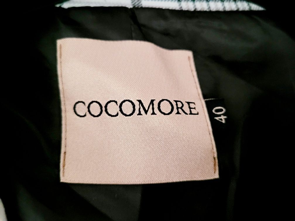 Letni żakiet marynarka oversize w kratkę Cocomore rozmiar 40