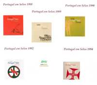 Filatelia Portugal em Selos anos 1988/89/90/92/94