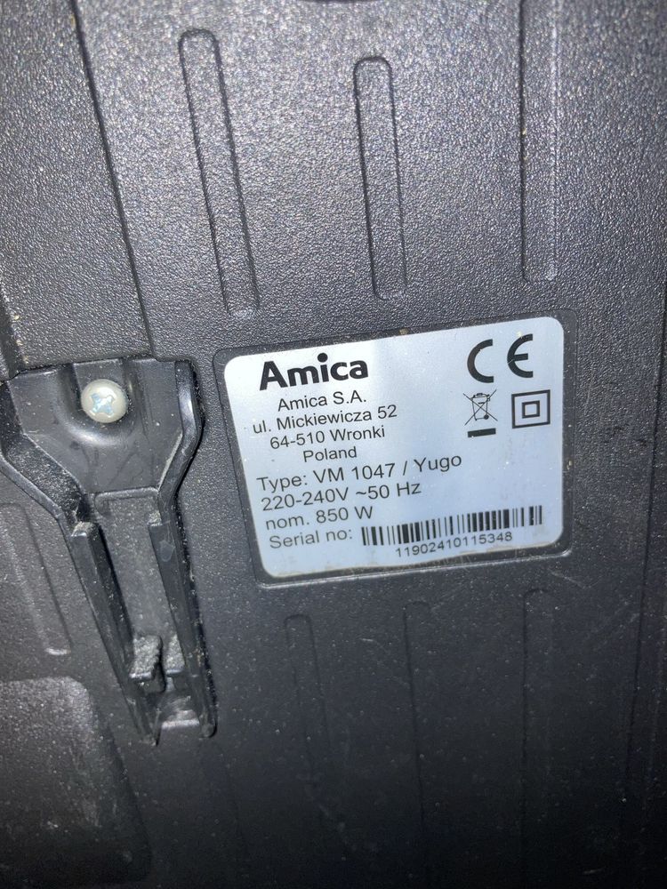 odkurzacz sprawny Amica Yugo 900W epa 12 ecobrush