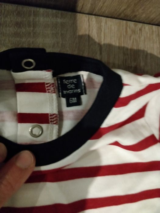 Conjunto t-shirt e calções 6 meses