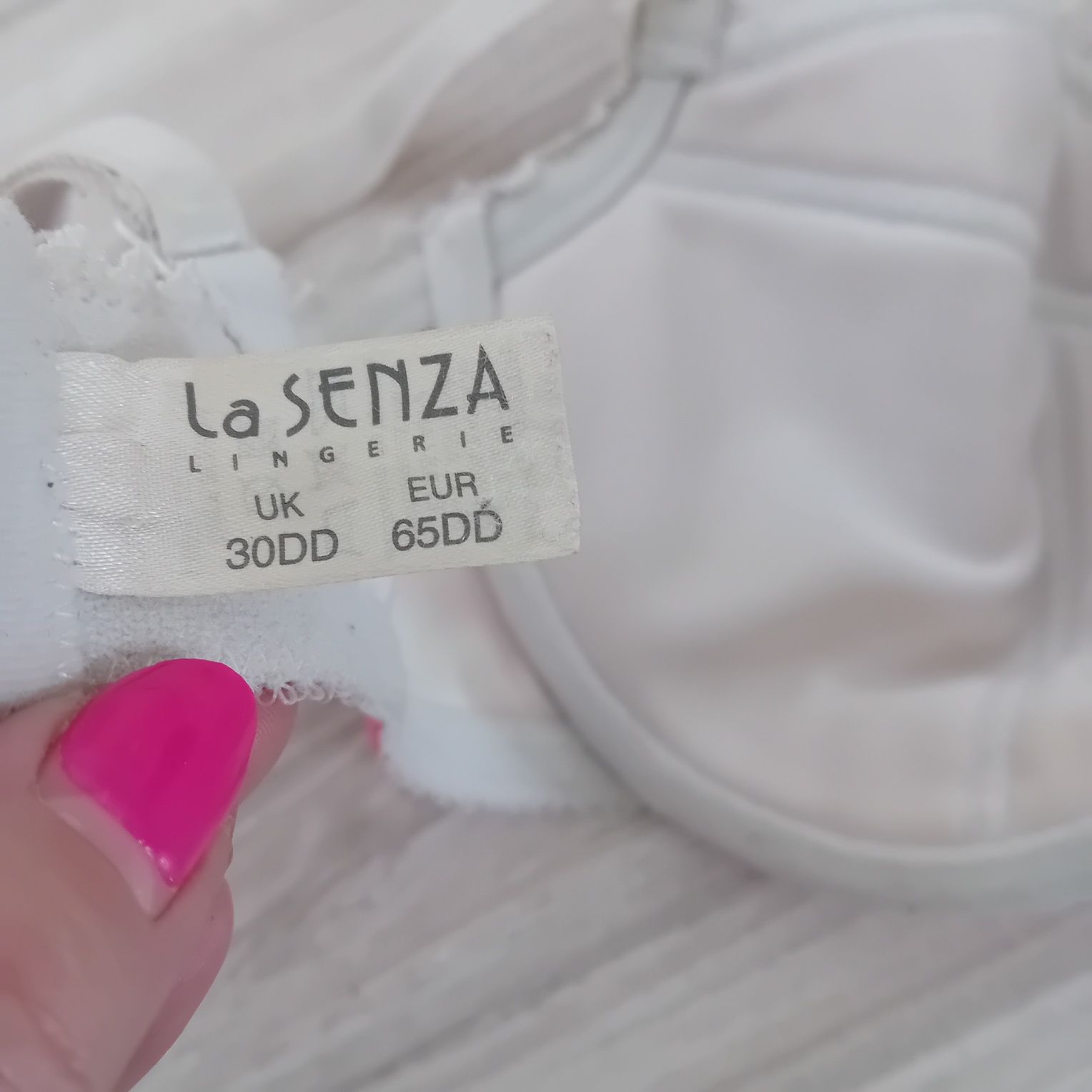 La Senza 65DD stanik w grochy