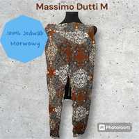 Spodnie materiałowe haremki jedwabne M Massimo Dutti