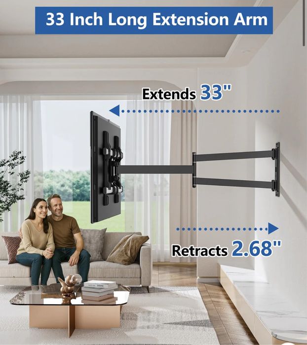 Uchwyt do telewizora uniwersalny z ramieniem 33" 32 do 75cali