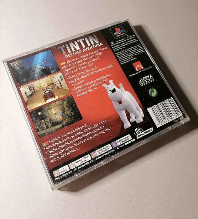 Jogo de consola "Tin tin" "Ps1"

Jogo raro e em perfeitas condições, c