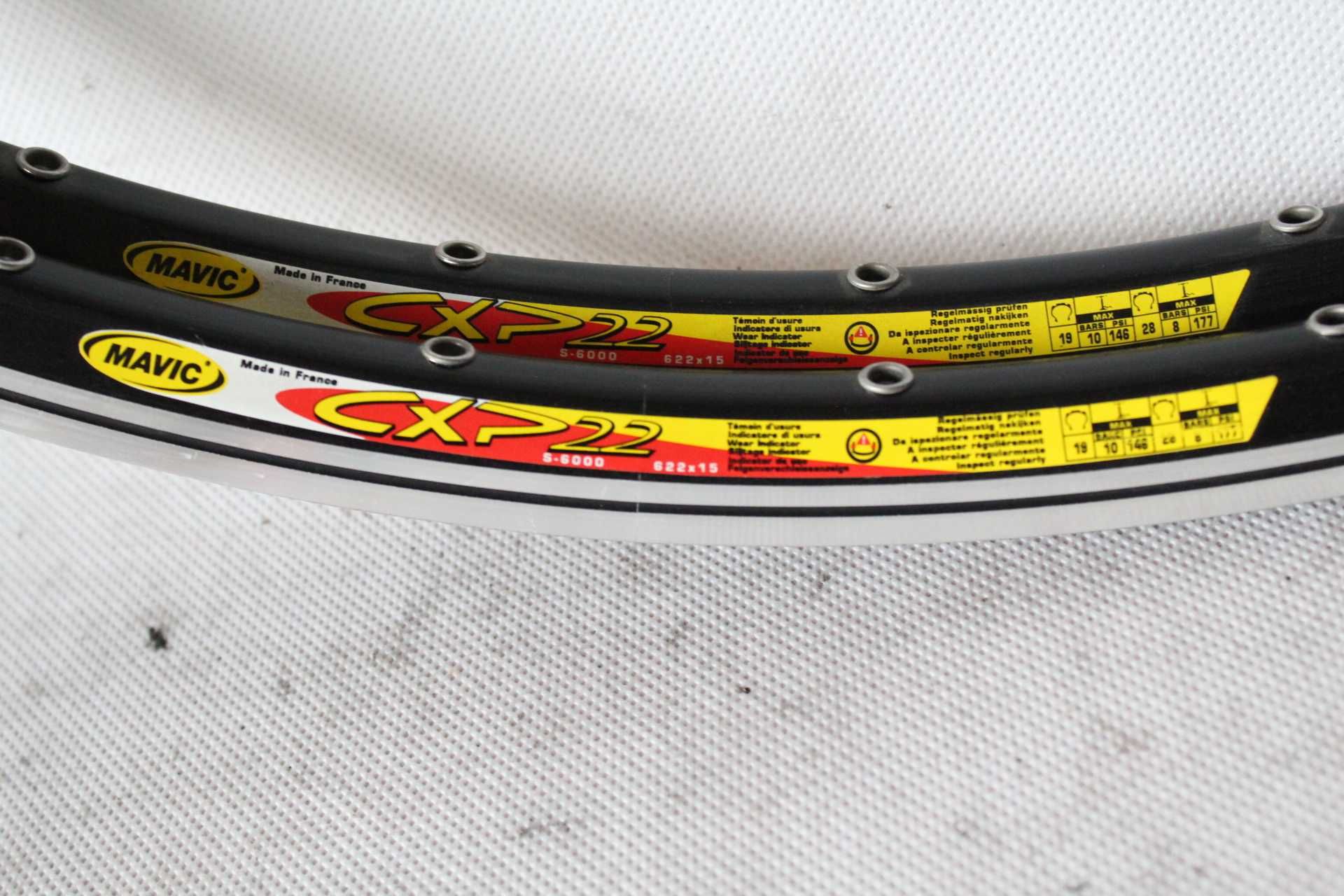 NOS nowe obręcze szosowe MAVIC CXP22 clincher 32H 28" kolarzówka