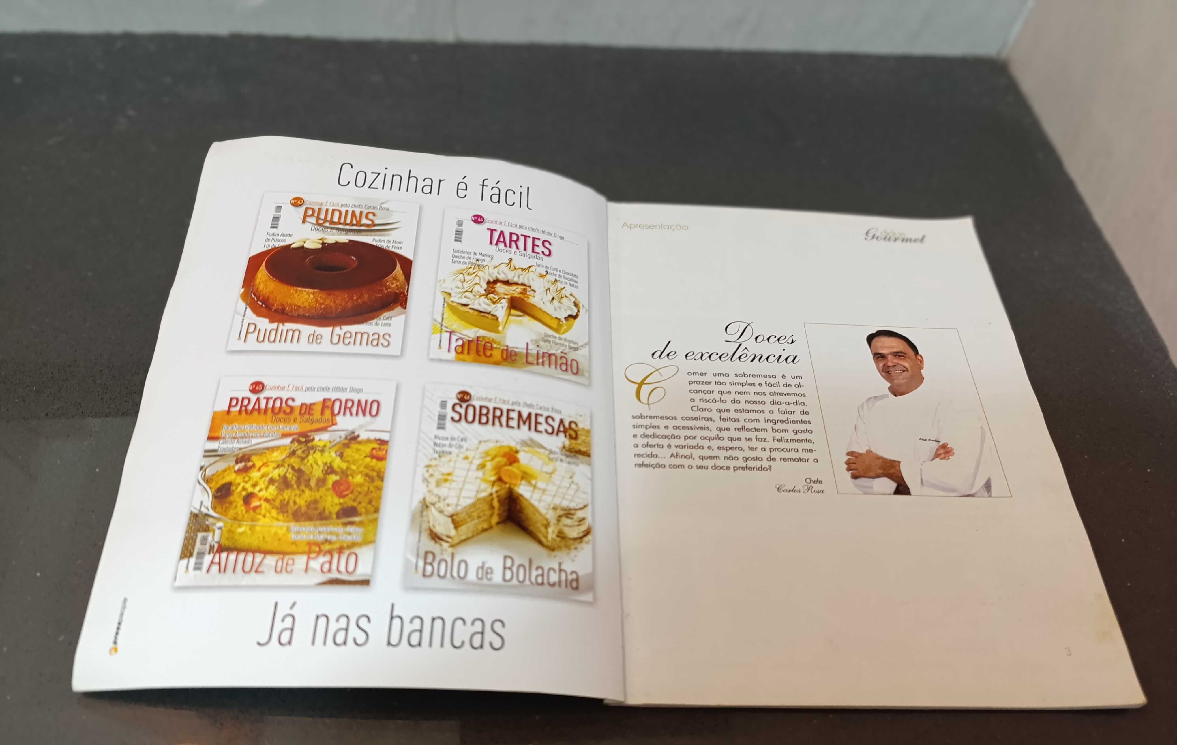 Livro Culinária "As melhores Sobremesas" - Click in Gourmet