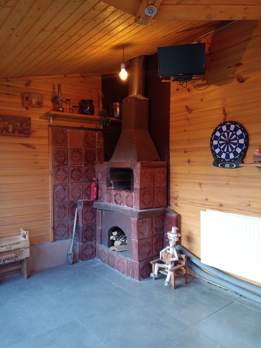 Domki całoroczne z grill-chatą i balią Olsztyn k/Częstochowy NOCLEGI