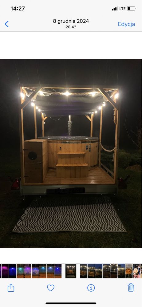 Bania na kołkach / mobilna jacuzza / babelki / wynajem