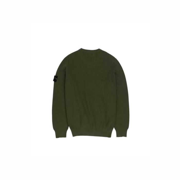 Светр STONE ISLAND 550D8 Ribbed Soft Cotton Sweater Olive SI0128-OL