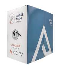 Bobine UTP Cat.5E CCA Outdoor - A-CCTV-A-CCTV A-UTP-305M-CAT5E-CCA-OUT