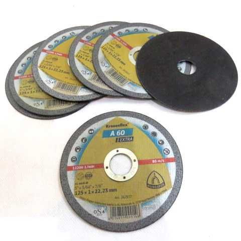 5x Tarcza do cięcia metalu stali Klingspor 125x1mm 5 sztuk