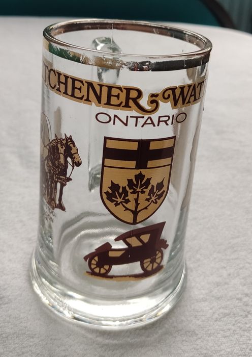 Szklany kufel vintage