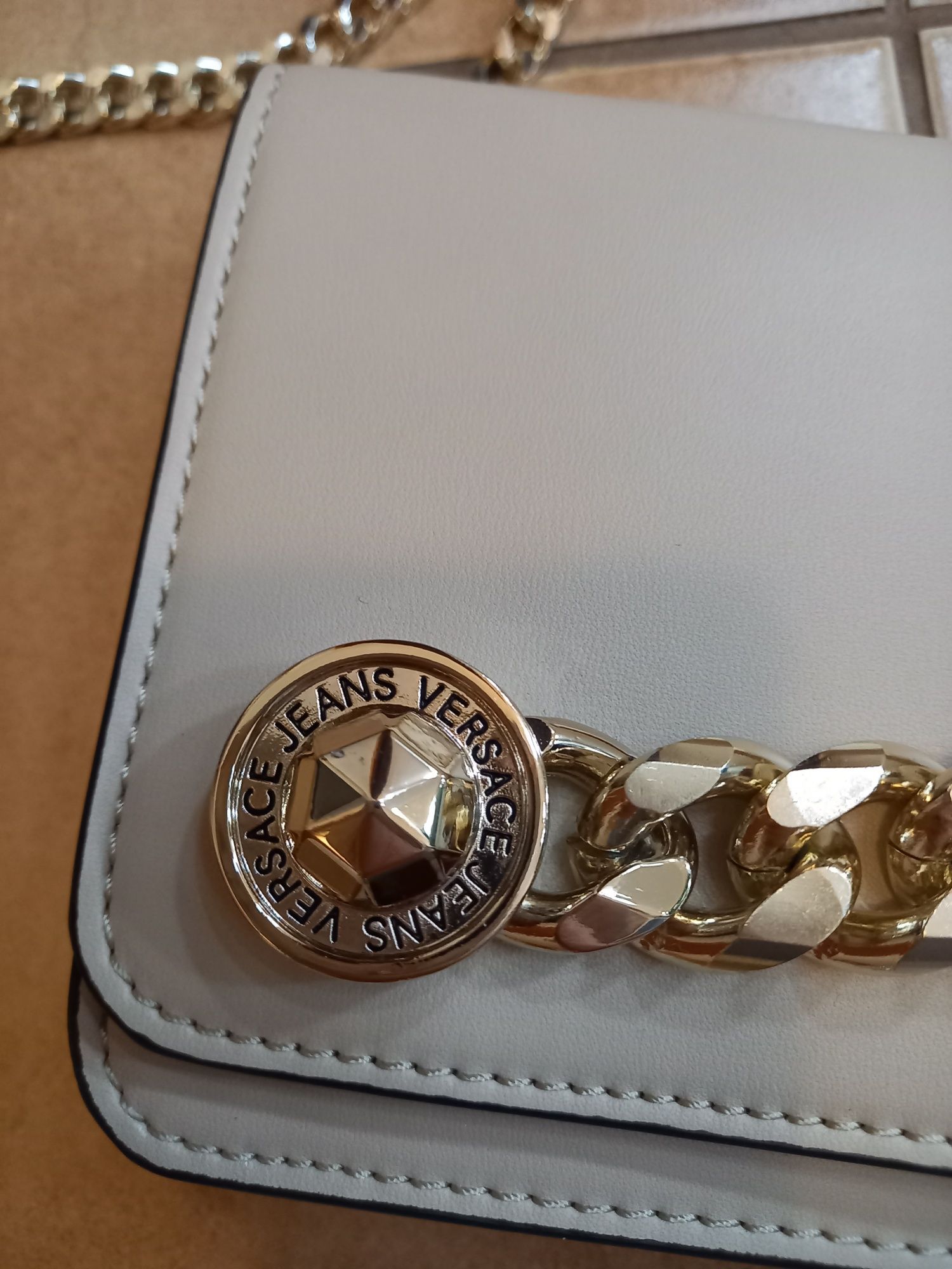 Torebka Versace beżowa