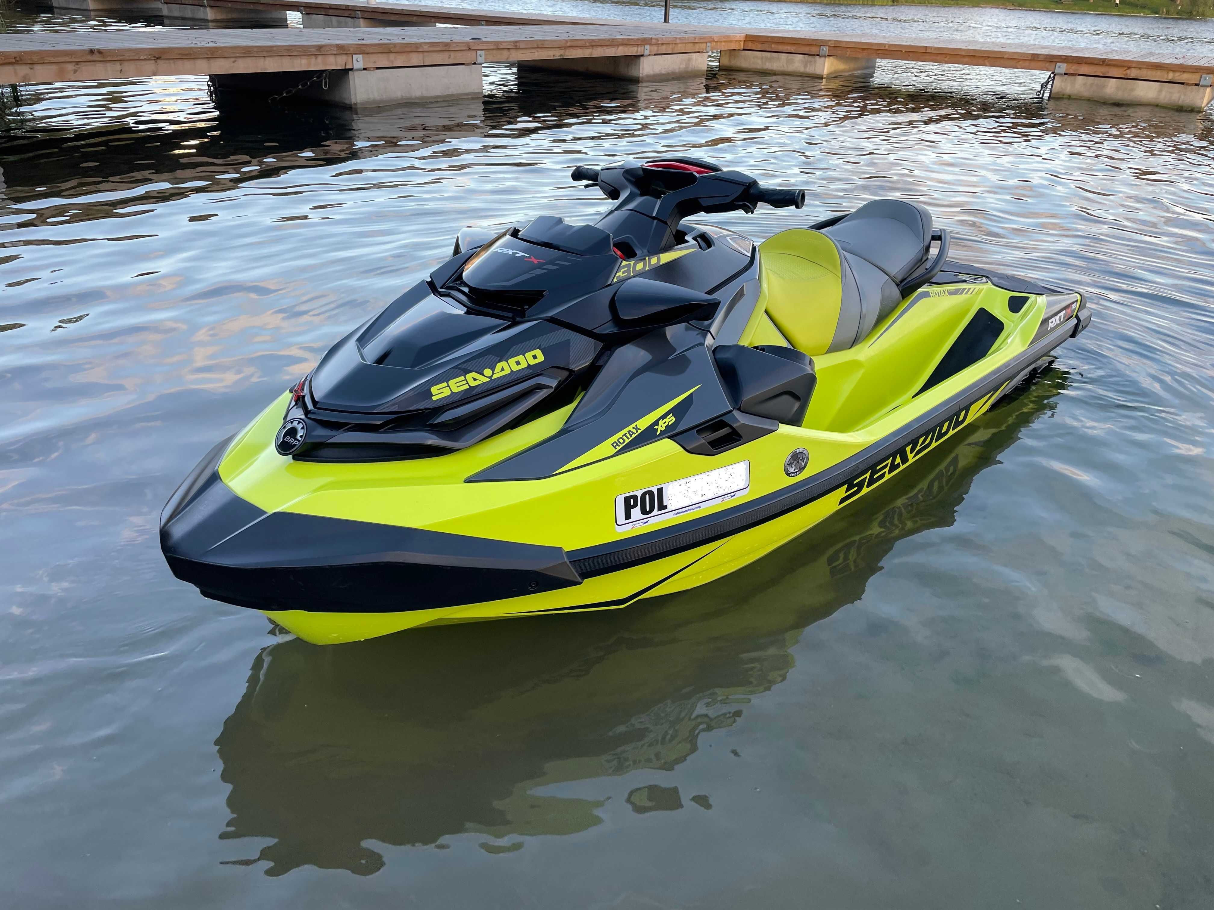 Skuter wodny SEADOO RXT-X 300 RS audio 2019 rok 40,3mth + przyczepa