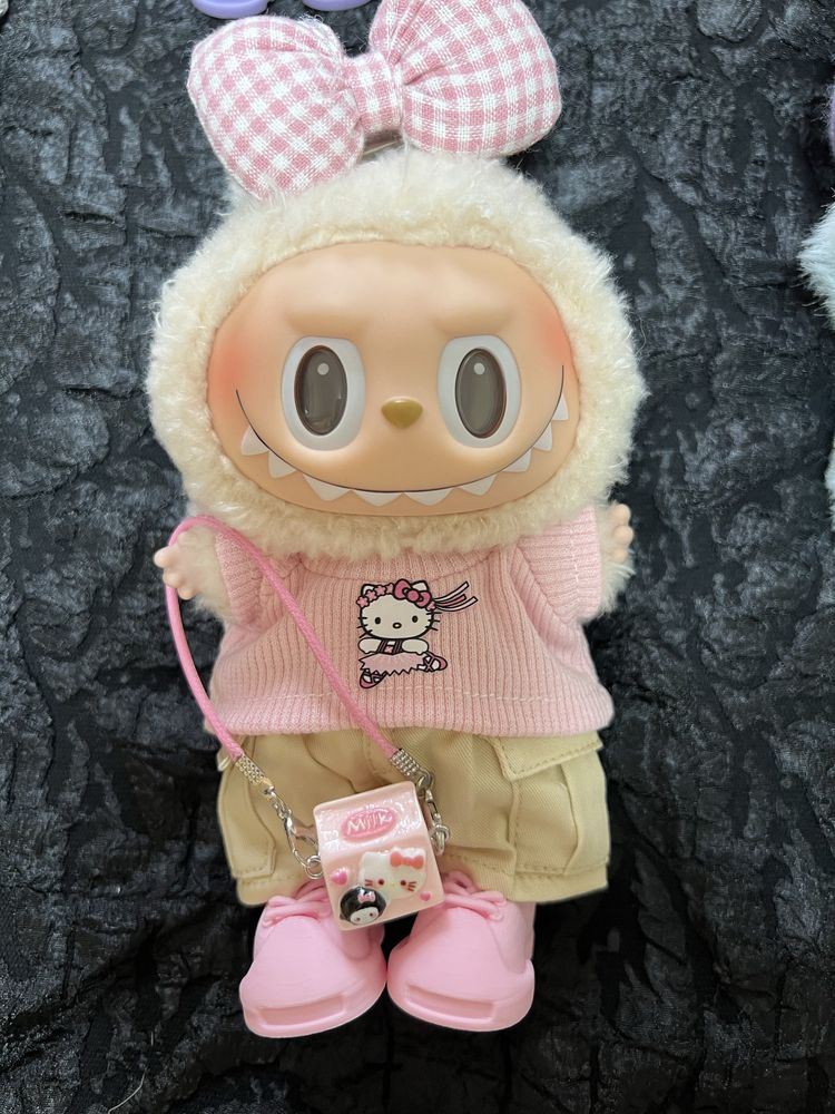 Люксовая одежда для Labubu — Balenciaga, LV, Hello Kitty, стиль