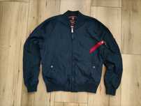 Alpha Industries męska kurtka bomberka flyers w rozmiarze L granatowa