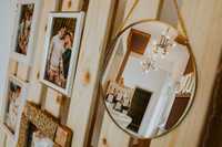 Dekoracja wesele ślub boho rustykalny ramki na zdjęcia Częstochowa