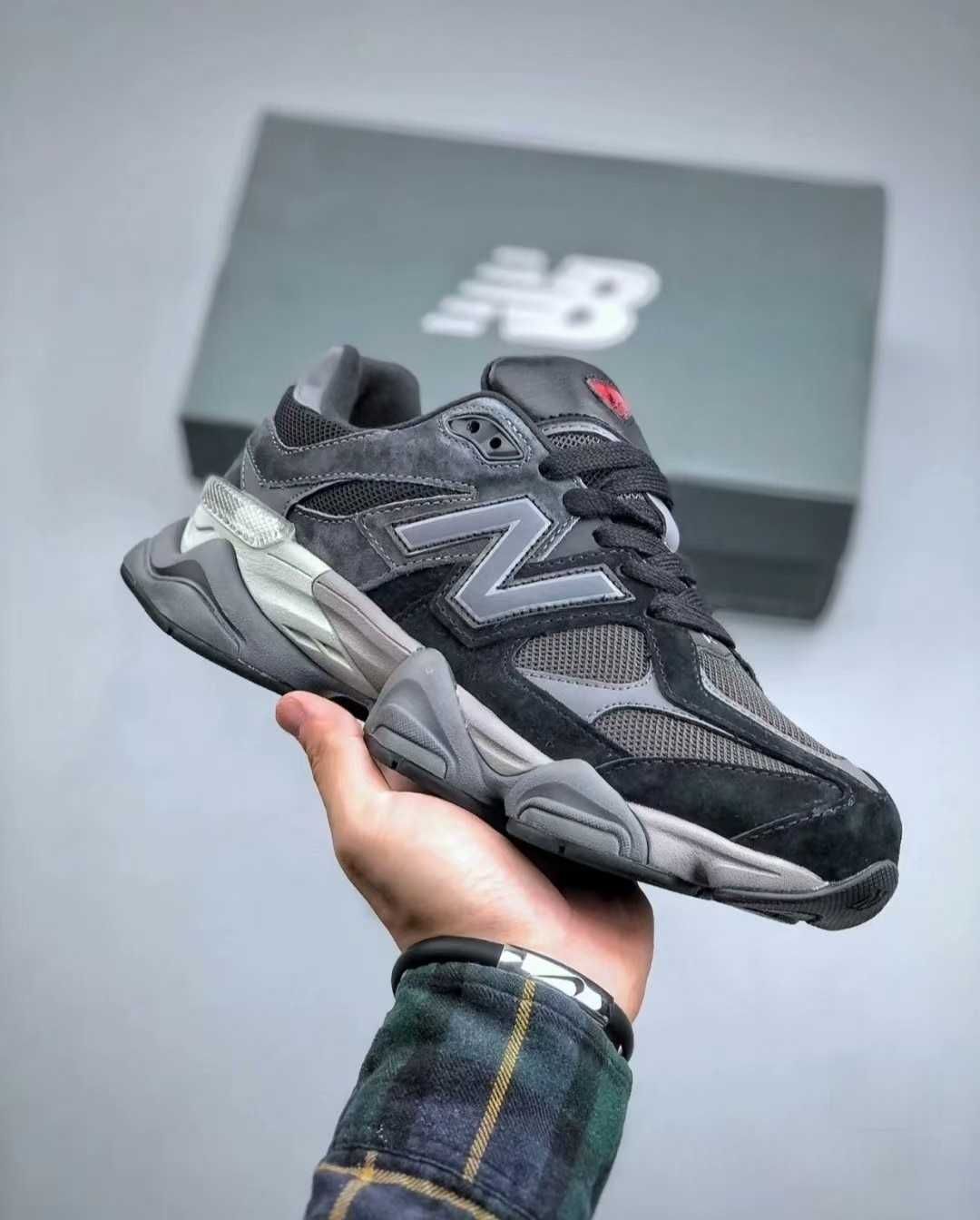 New Balance 9060 Black Castlerock Grey  R.43