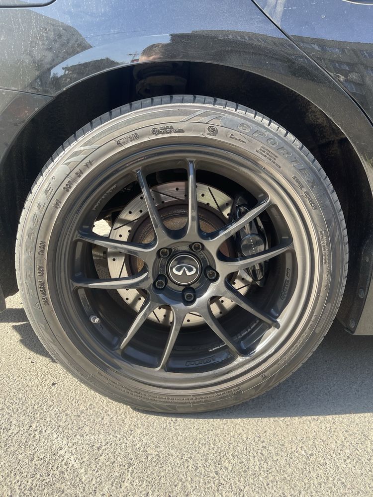 Диски enkei r18 , резина 245/45