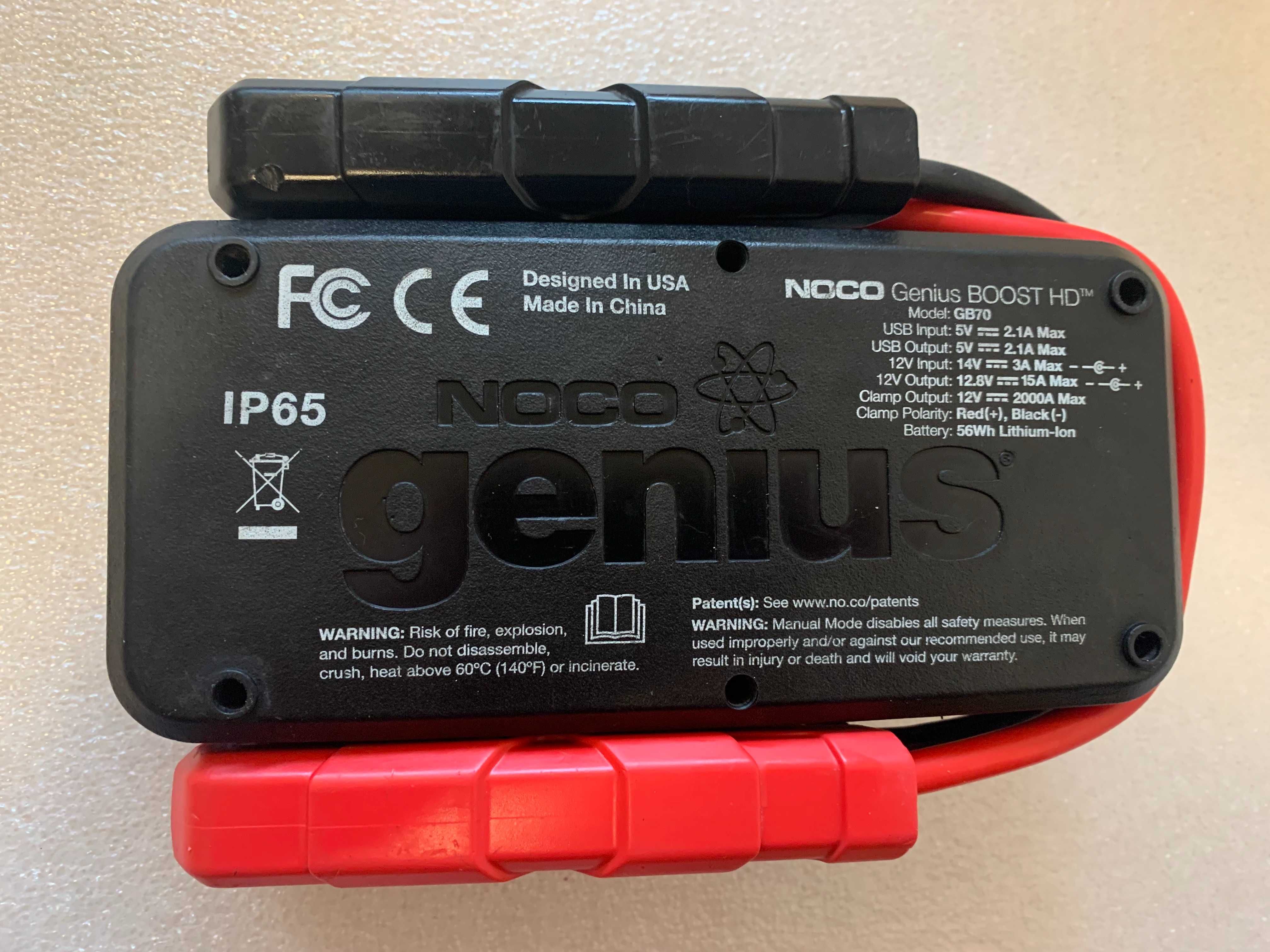 PowerBank  Noco BOOST HD GB70  павербанк Jump Starter 12V 2000A