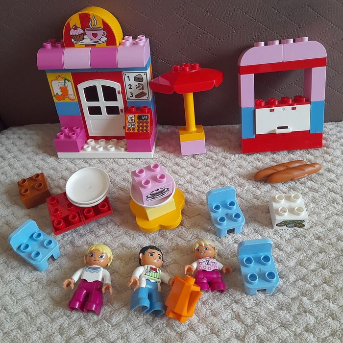 Lego duplo оригінал 2 набори + відерце з кубиками