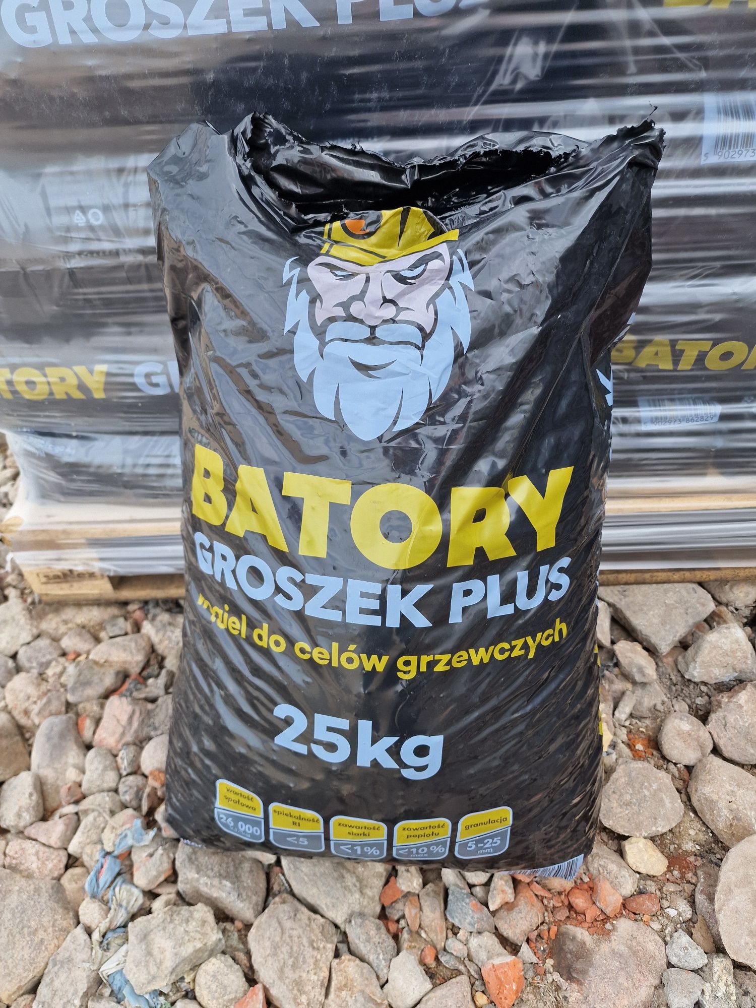 Ekogroszek Batory 26KJ Ekogroszek Premium Plus 28KJ Suchy Kamienny