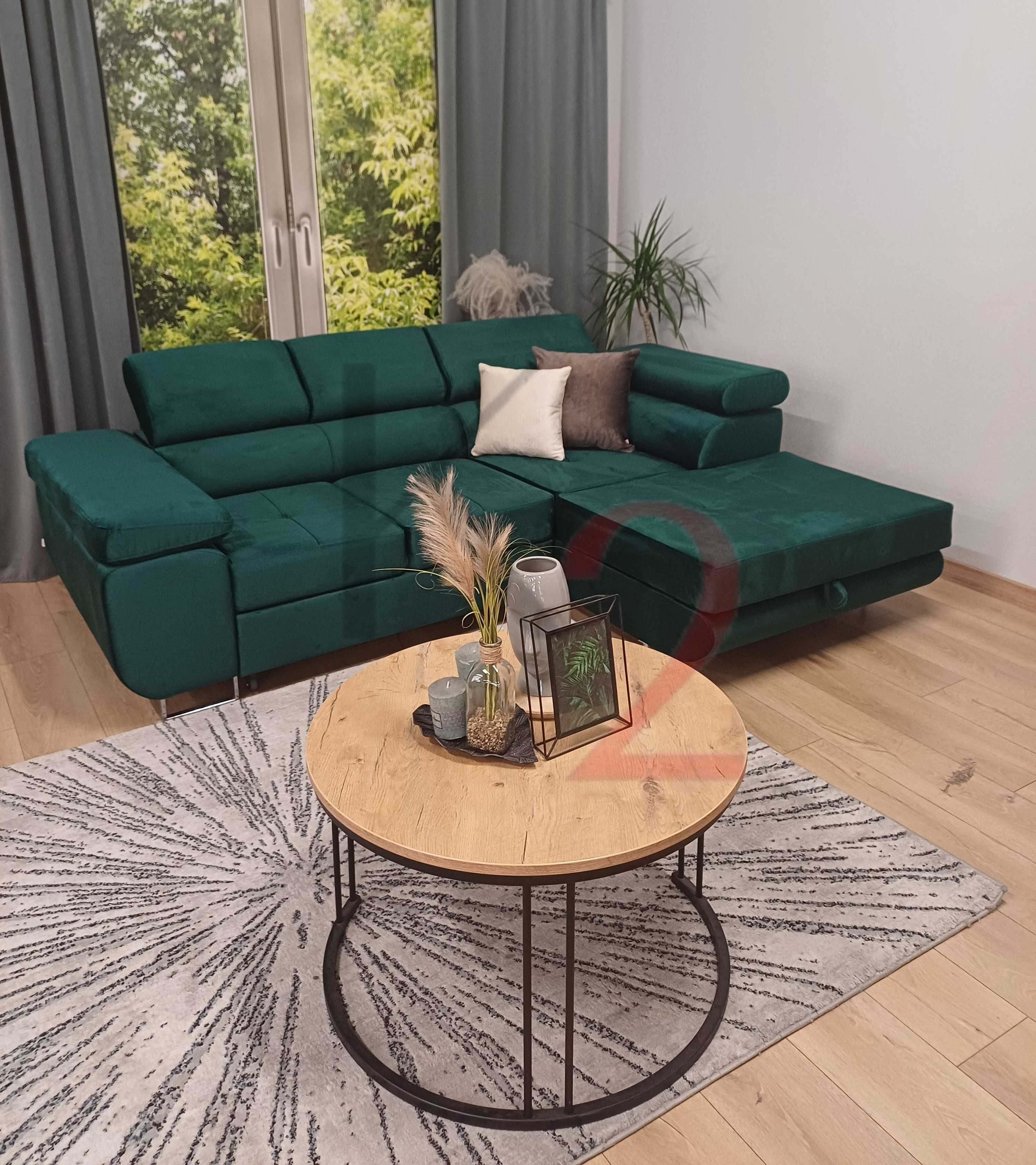 Narożnik ALEX MINI, rogówka, USB rozkładana kanapa sofa +GRATIS