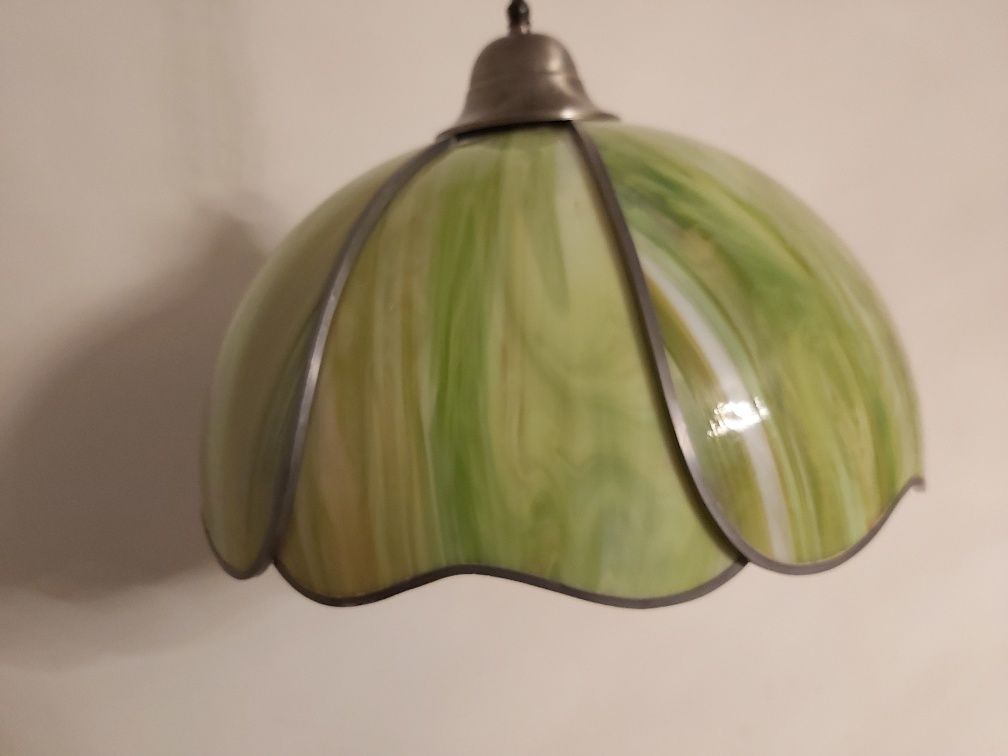 Tiffany retro witraż lampa wiszącą