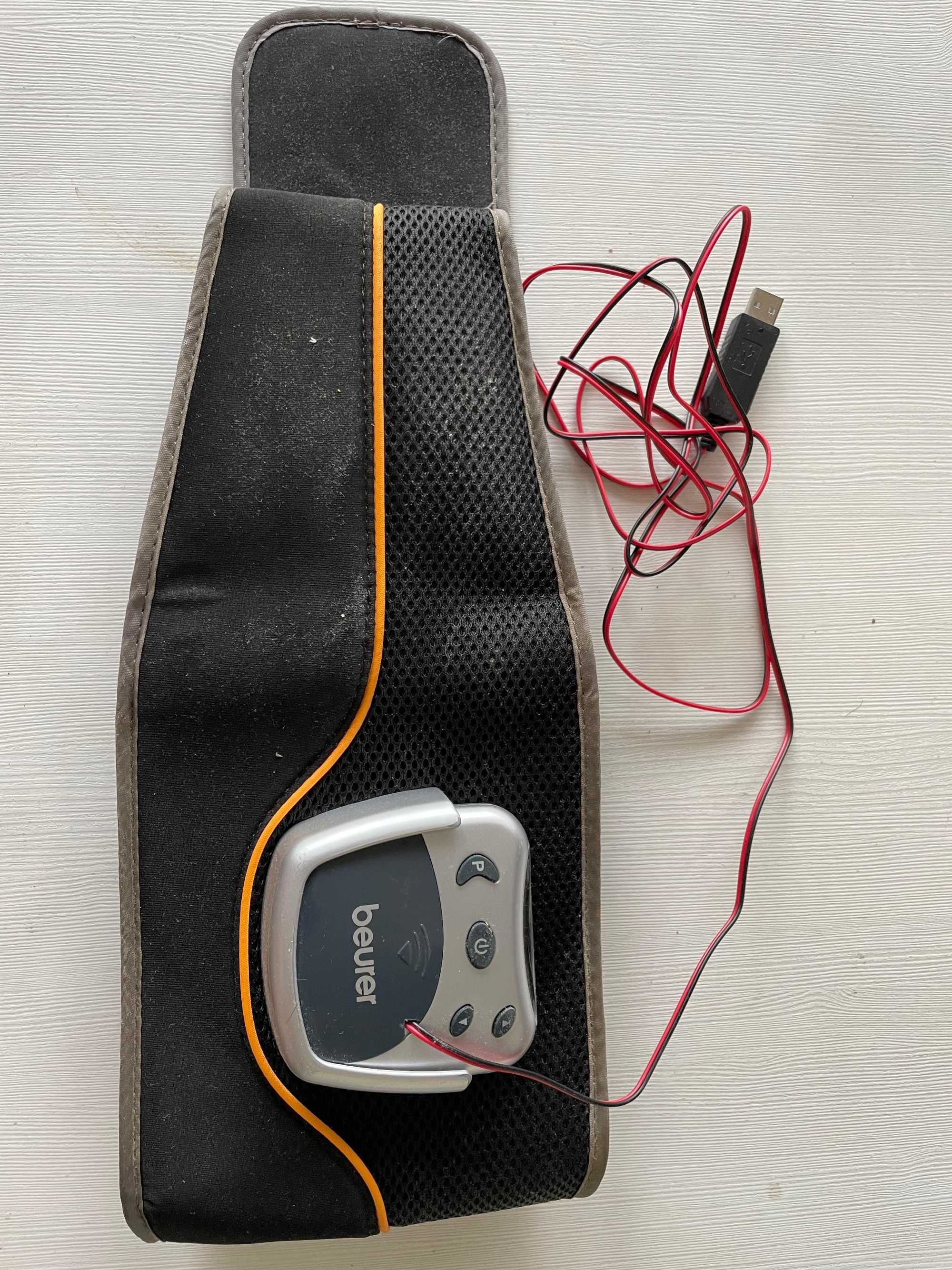 Pas do elektrostymulacji mięśni brzucha + eliminator baterii