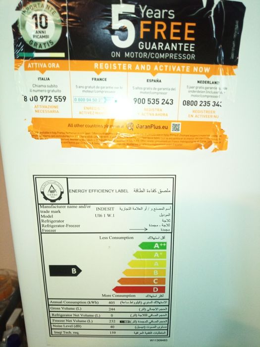 Arca congeladora Indesit