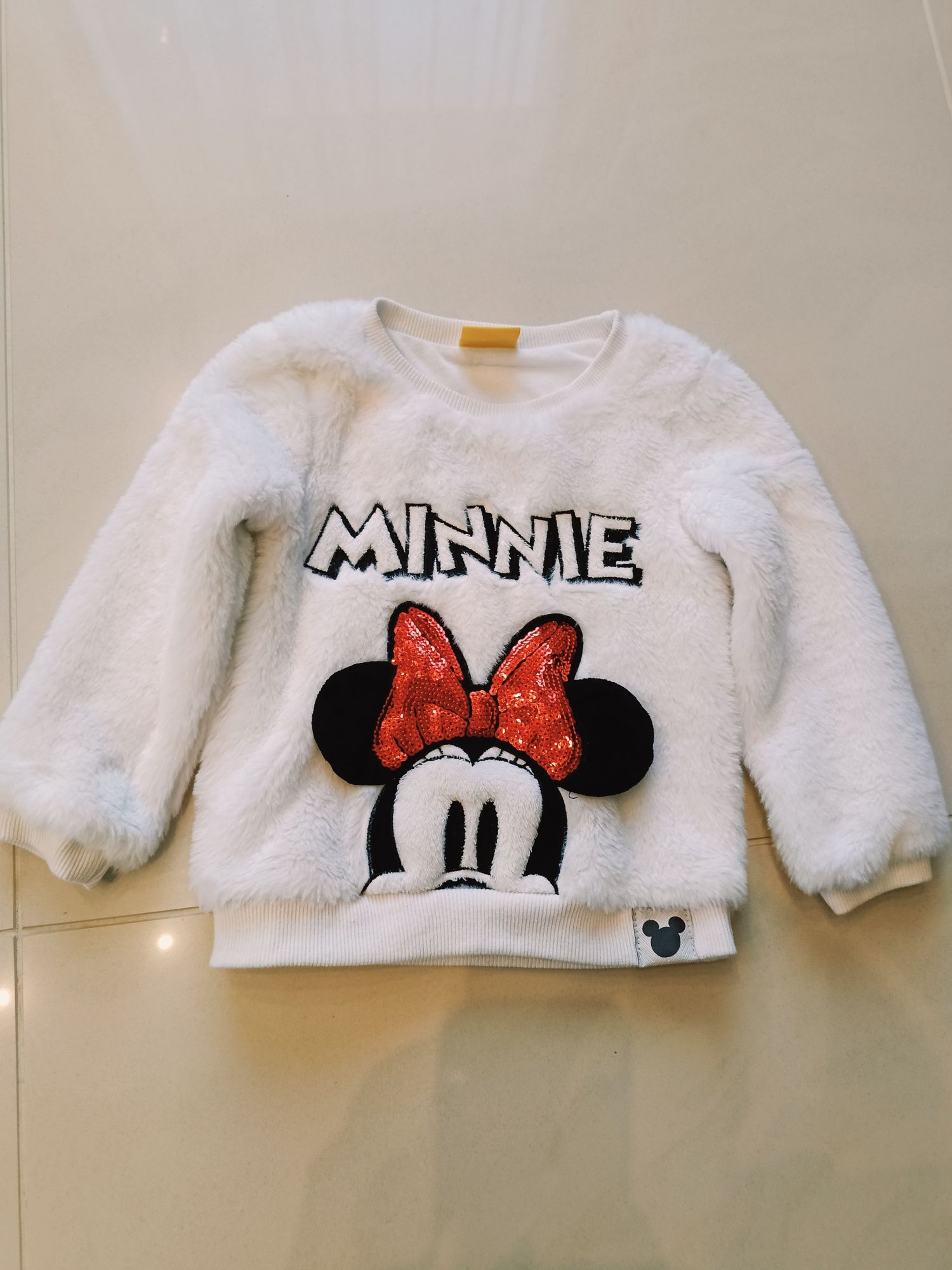 Bluza Minnie cekinowa 86/92