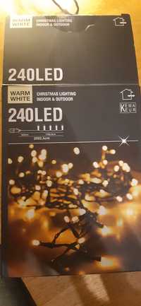Lampki choinkowe LED 240 białe