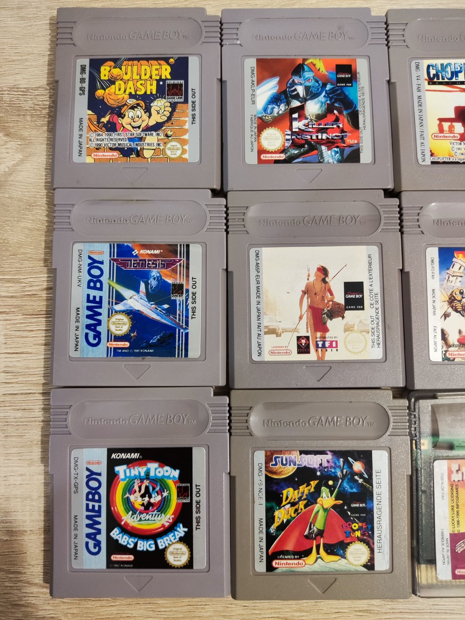 Jogos game Boy em bom estado