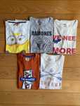 Pack de 5 t-shirts, rapaz tamanho 13/14 anos