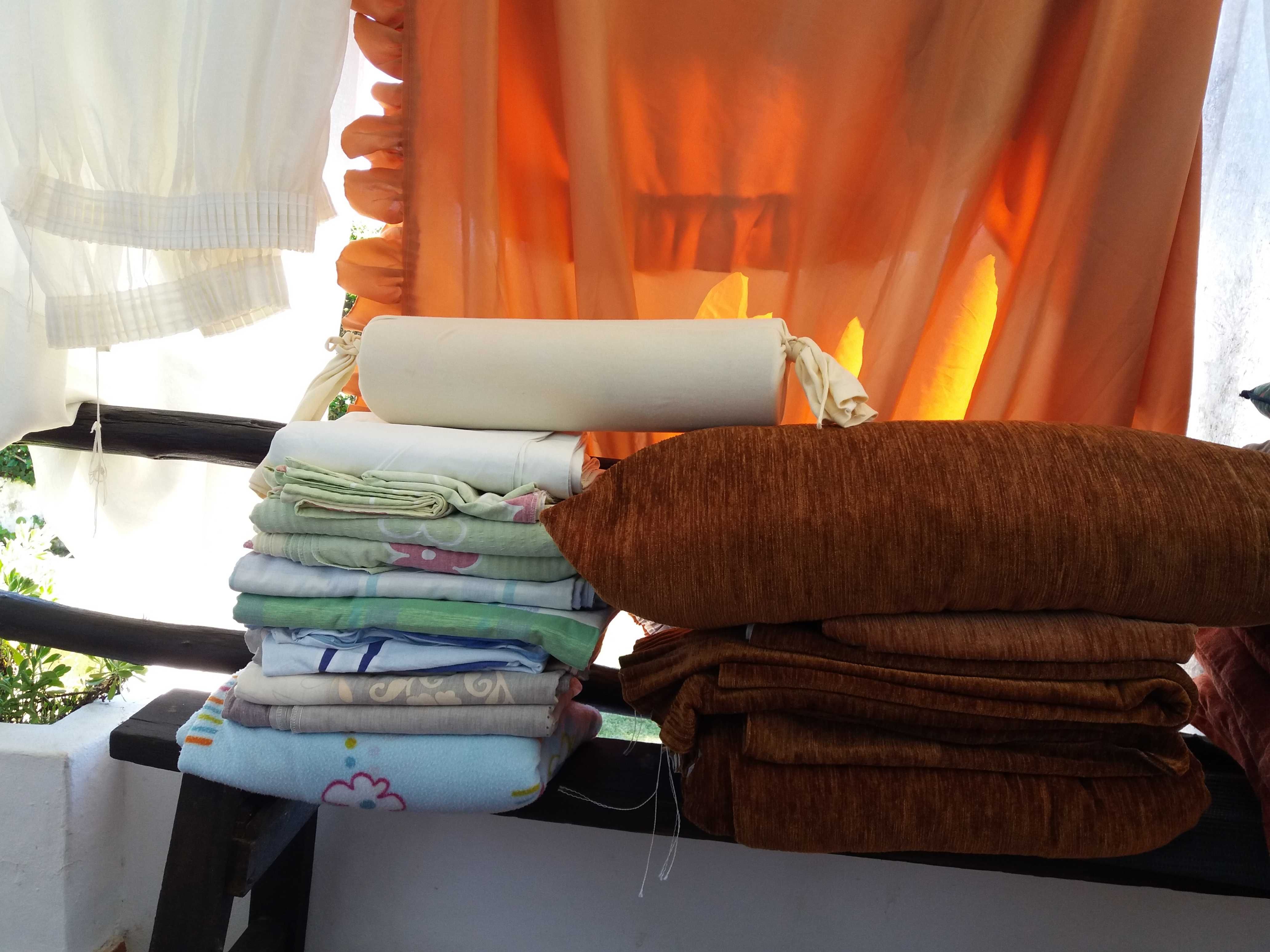 almofadas toalhas mesa cortinados capas sofás