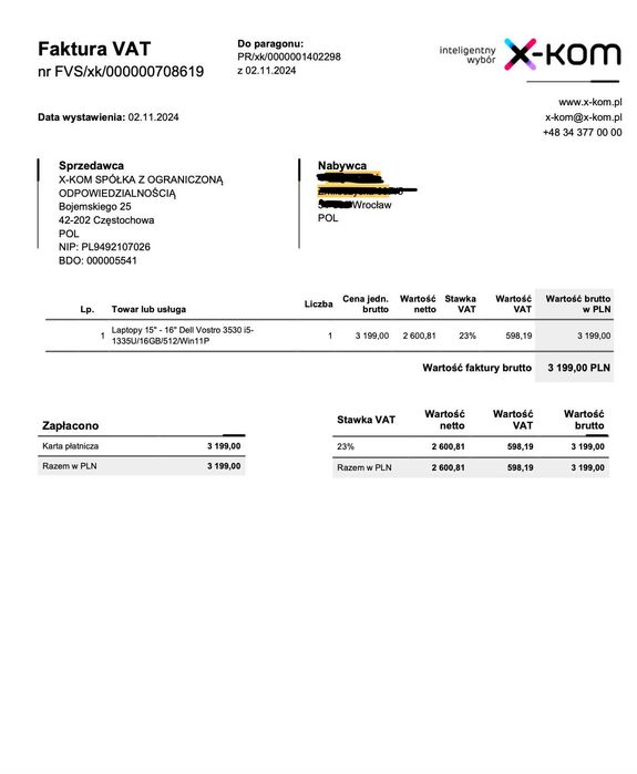 Laptop Dell Vostro 15 3530