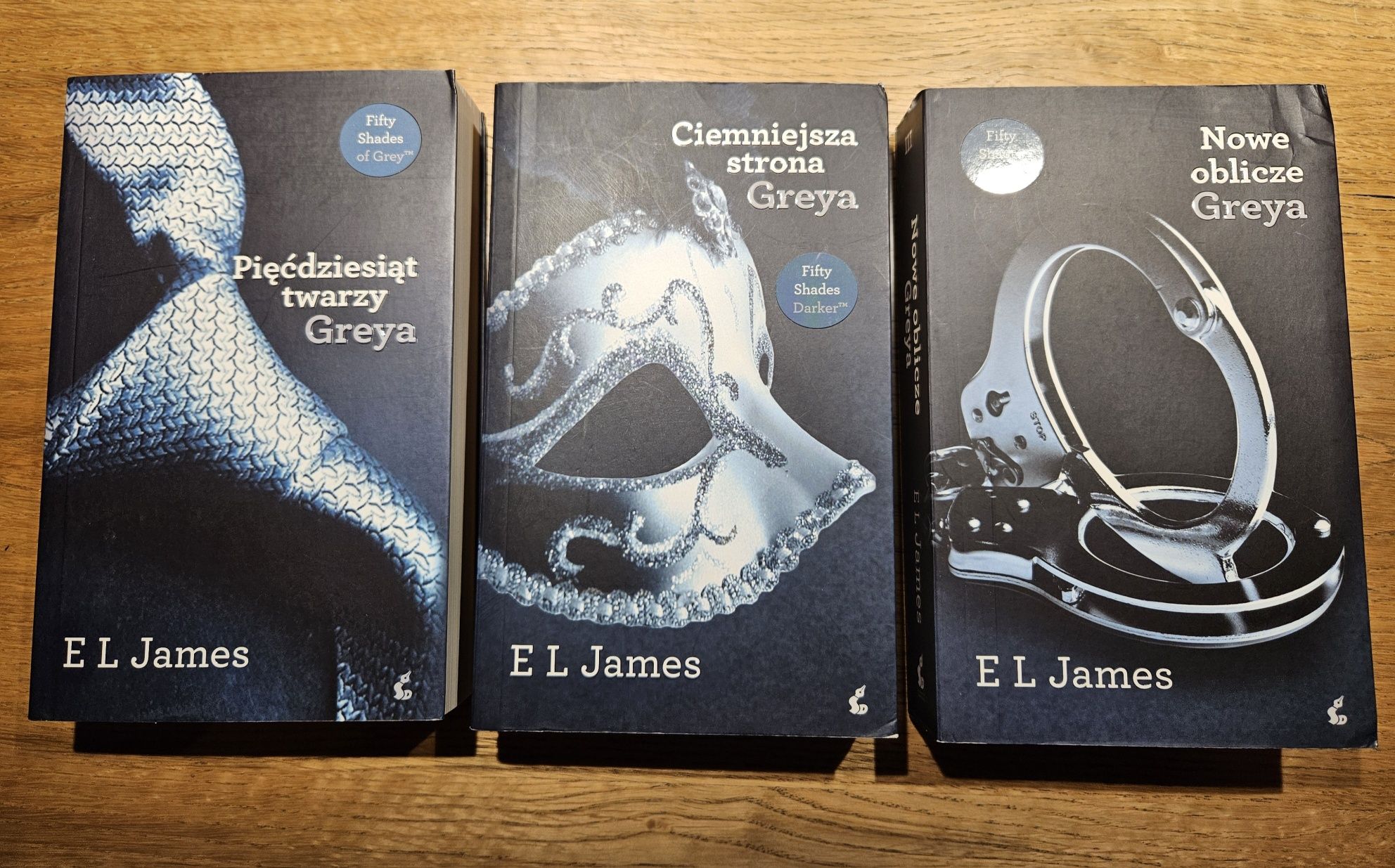 E. L. James Piędziesiąt twarzy Greya trylogia